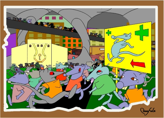 illustrazione del racconto Il Topo-Contastorie