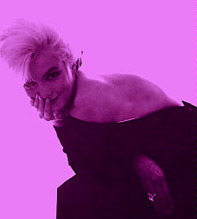 Marilyn Monroe, perfil esquerdo